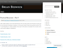 Tablet Screenshot of brianbeswick.com